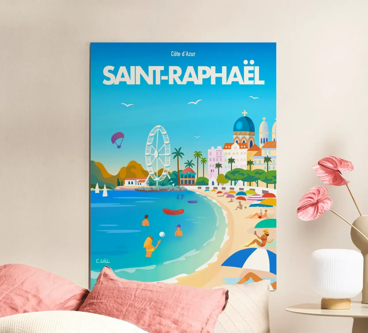 Saint-Raphaël poster da C.WILL
