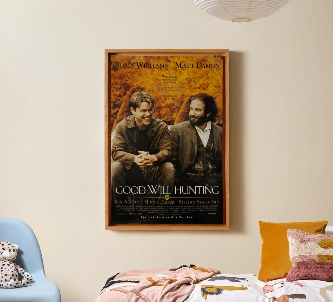 Good Will Hunting tela con Cornice a cassetta da Attaboy Dsgn