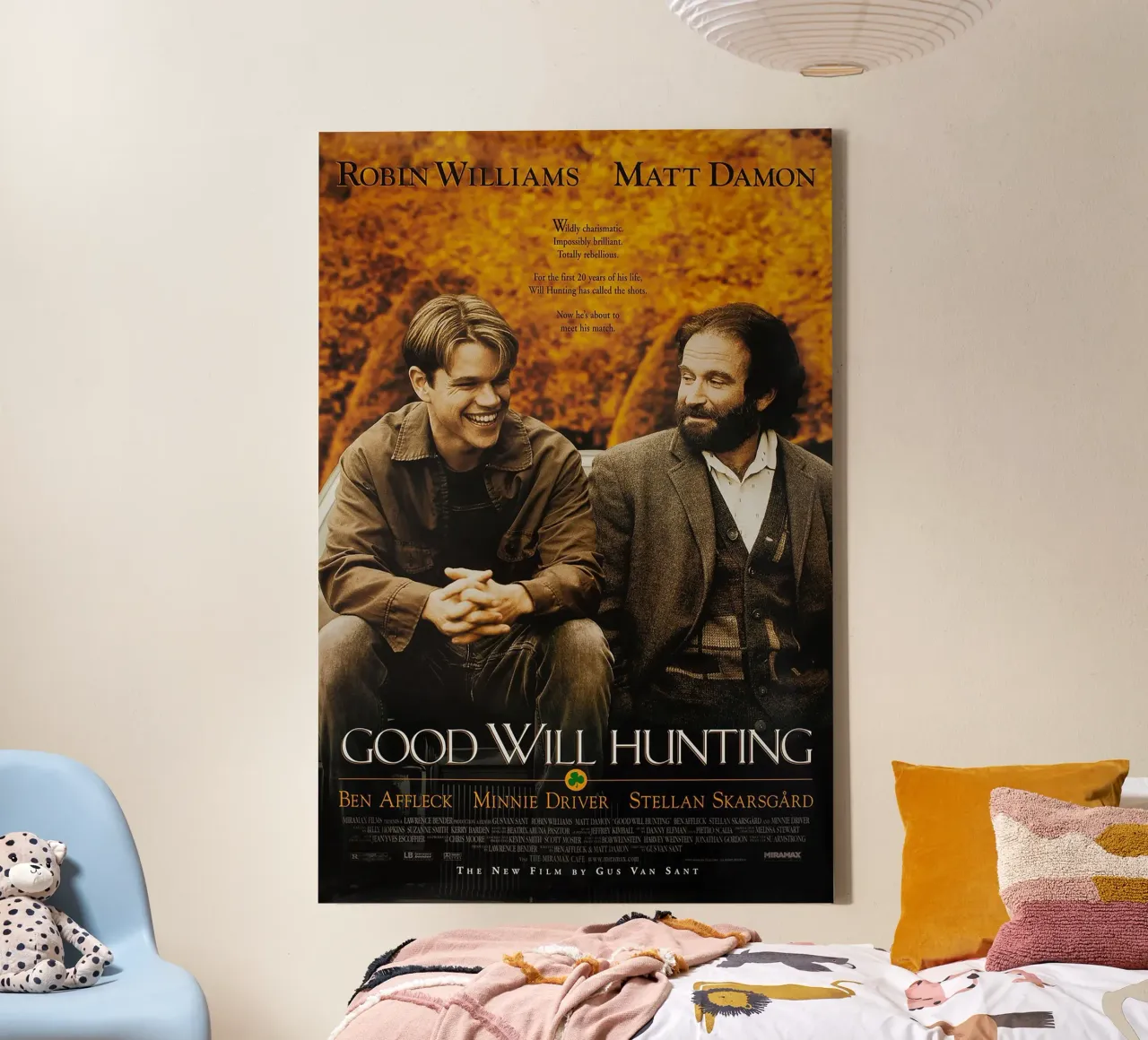 Good Will Hunting tela con Cornice a cassetta da Attaboy Dsgn