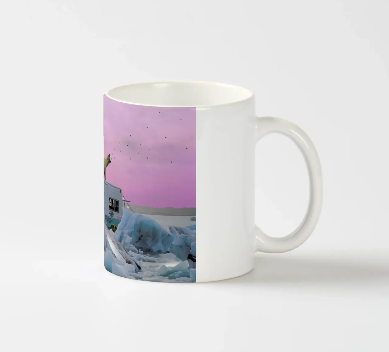 Breaking the Ice tazza in ceramica da Jason Brueck