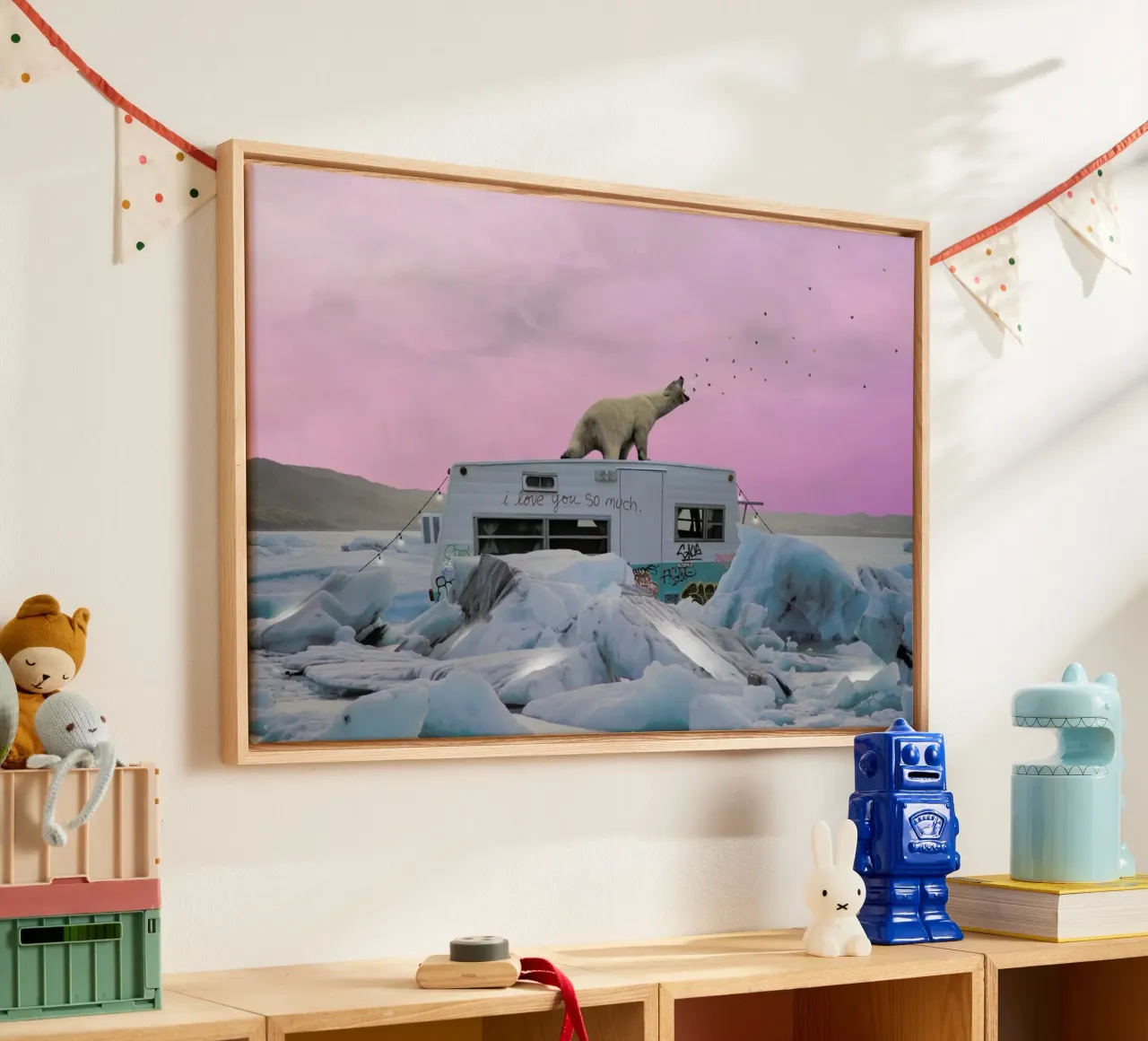 Breaking the Ice tela con Cornice a cassetta da Jason Brueck