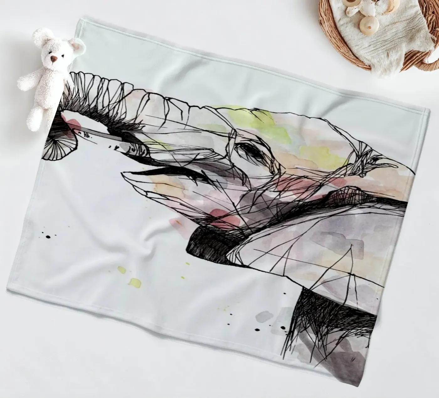 Eira Fleecedecke von WALLstories