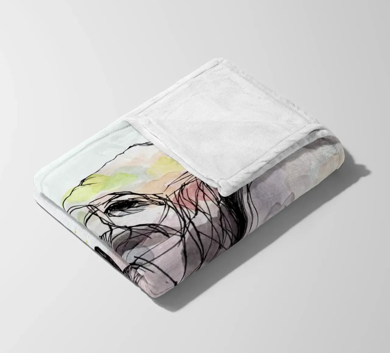 Eira fleece blanket by WALLstories