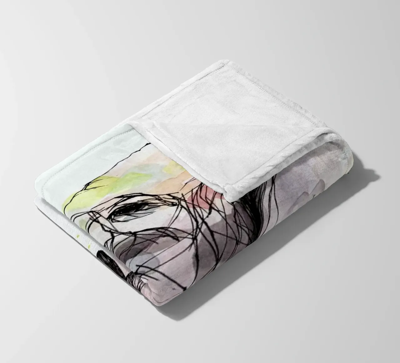 Eira fleece blanket by WALLstories