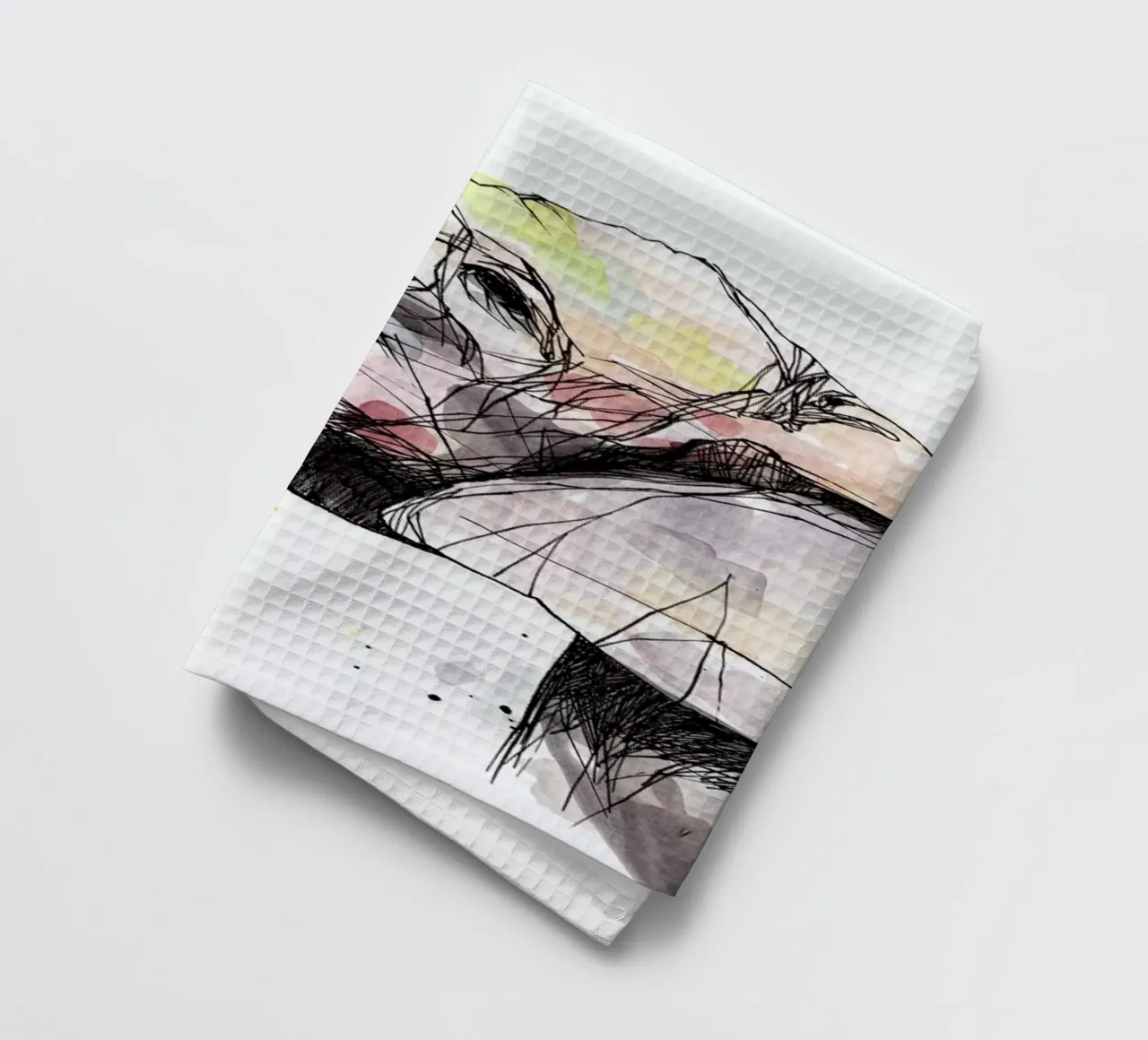 Eira tea towel by WALLstories