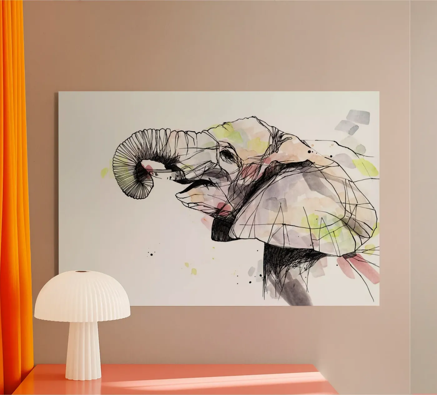 Eira acrylic glass by WALLstories