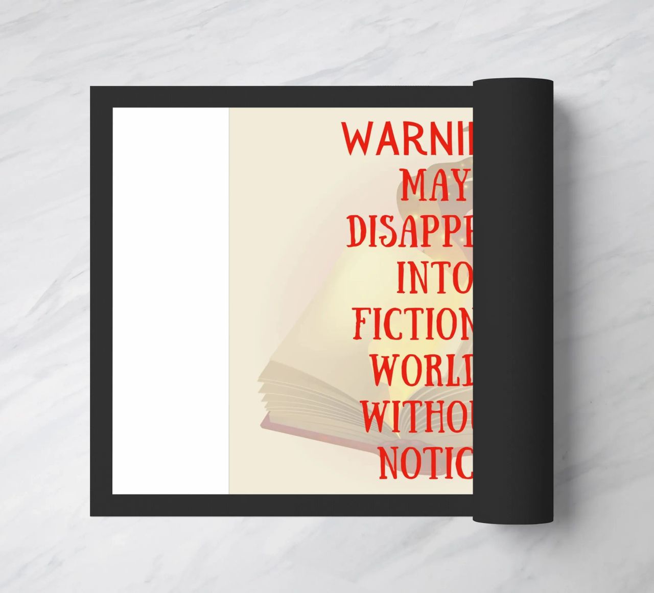 WARNING: MAY DISAPPEAR INTO FICTIONAL WORLDS WITHOUT NOTICE zerbino da FABOArt