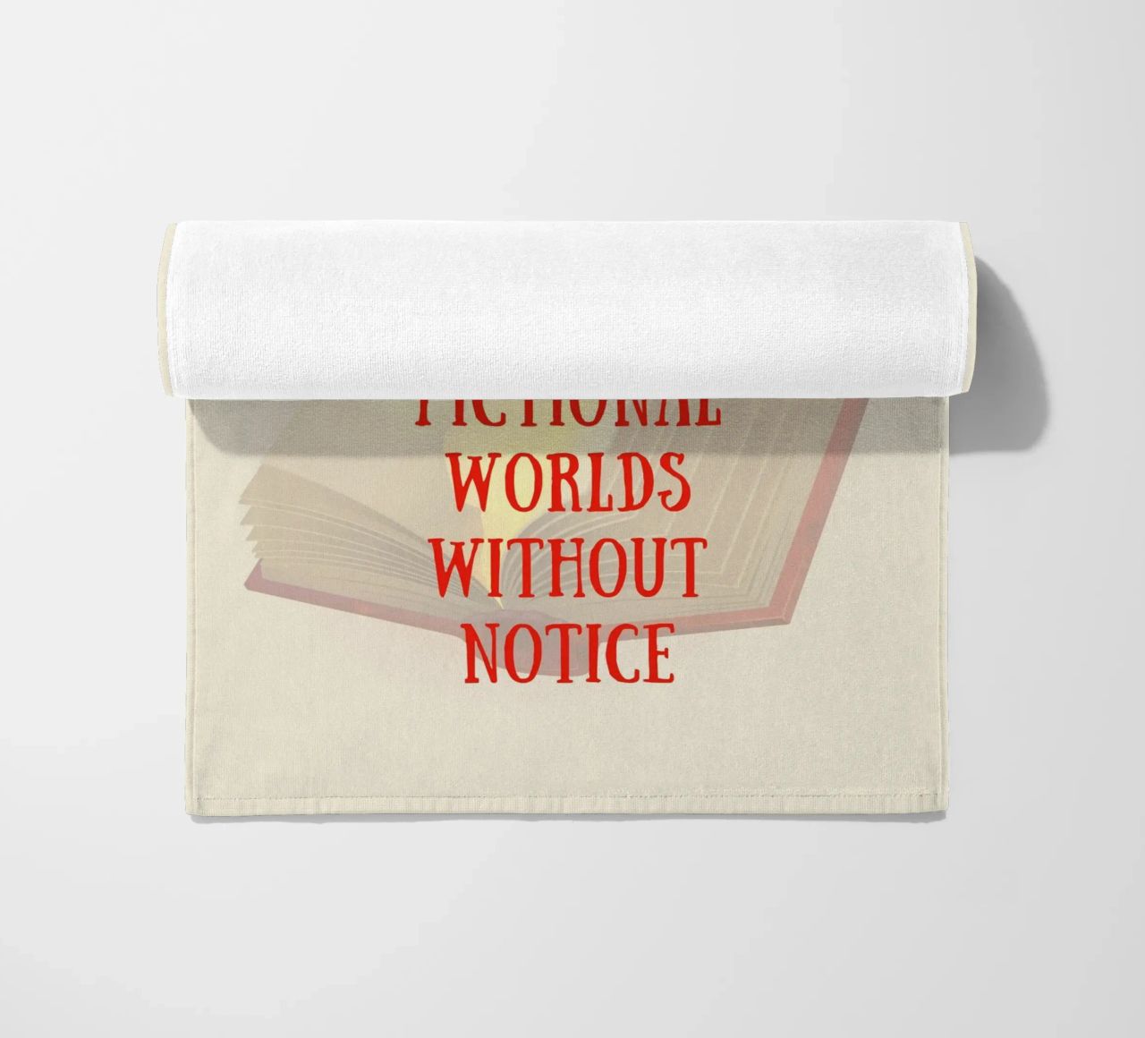 WARNING: MAY DISAPPEAR INTO FICTIONAL WORLDS WITHOUT NOTICE telo mare da FABOArt