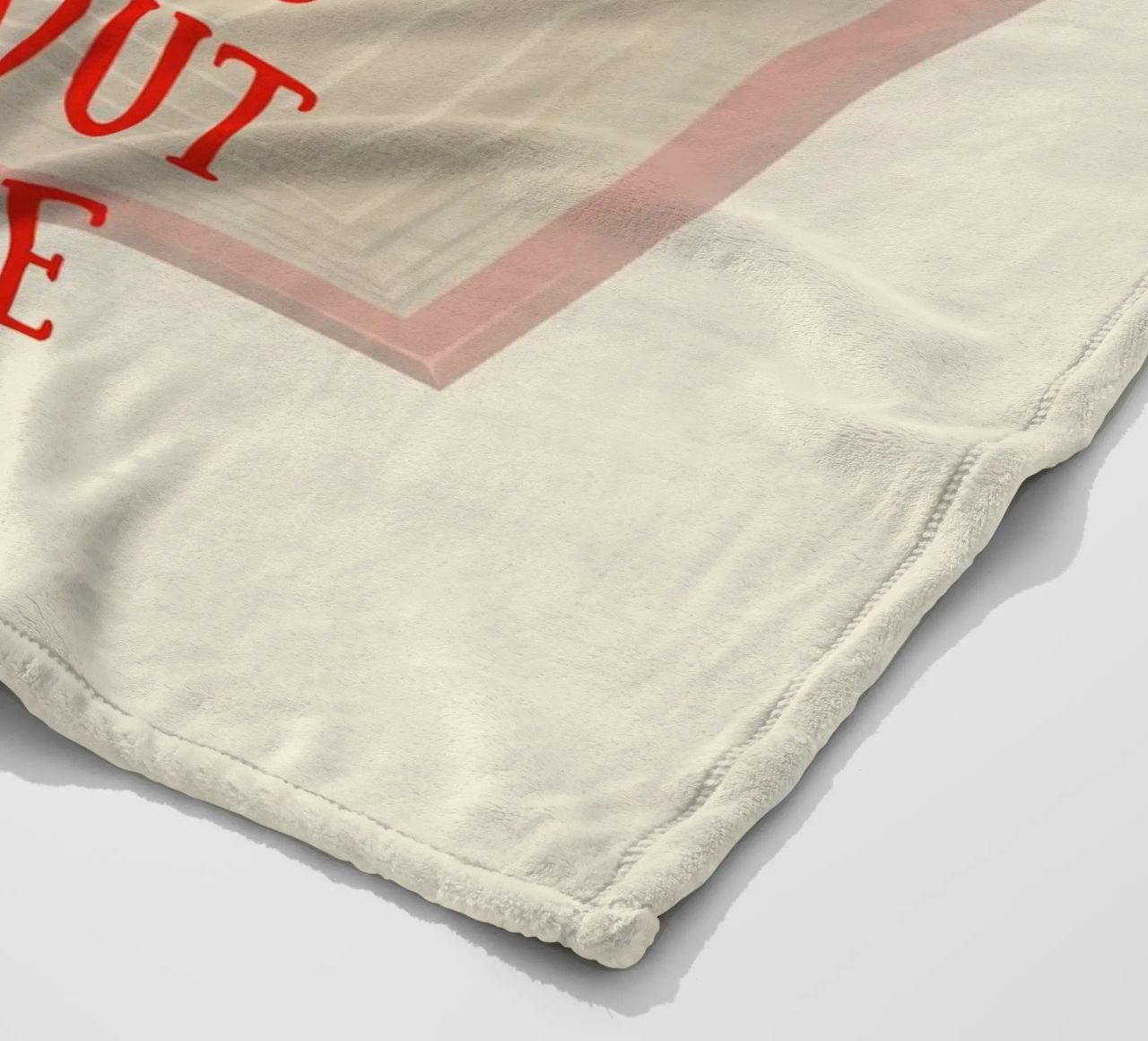 WARNING: MAY DISAPPEAR INTO FICTIONAL WORLDS WITHOUT NOTICE coperta in pile da FABOArt