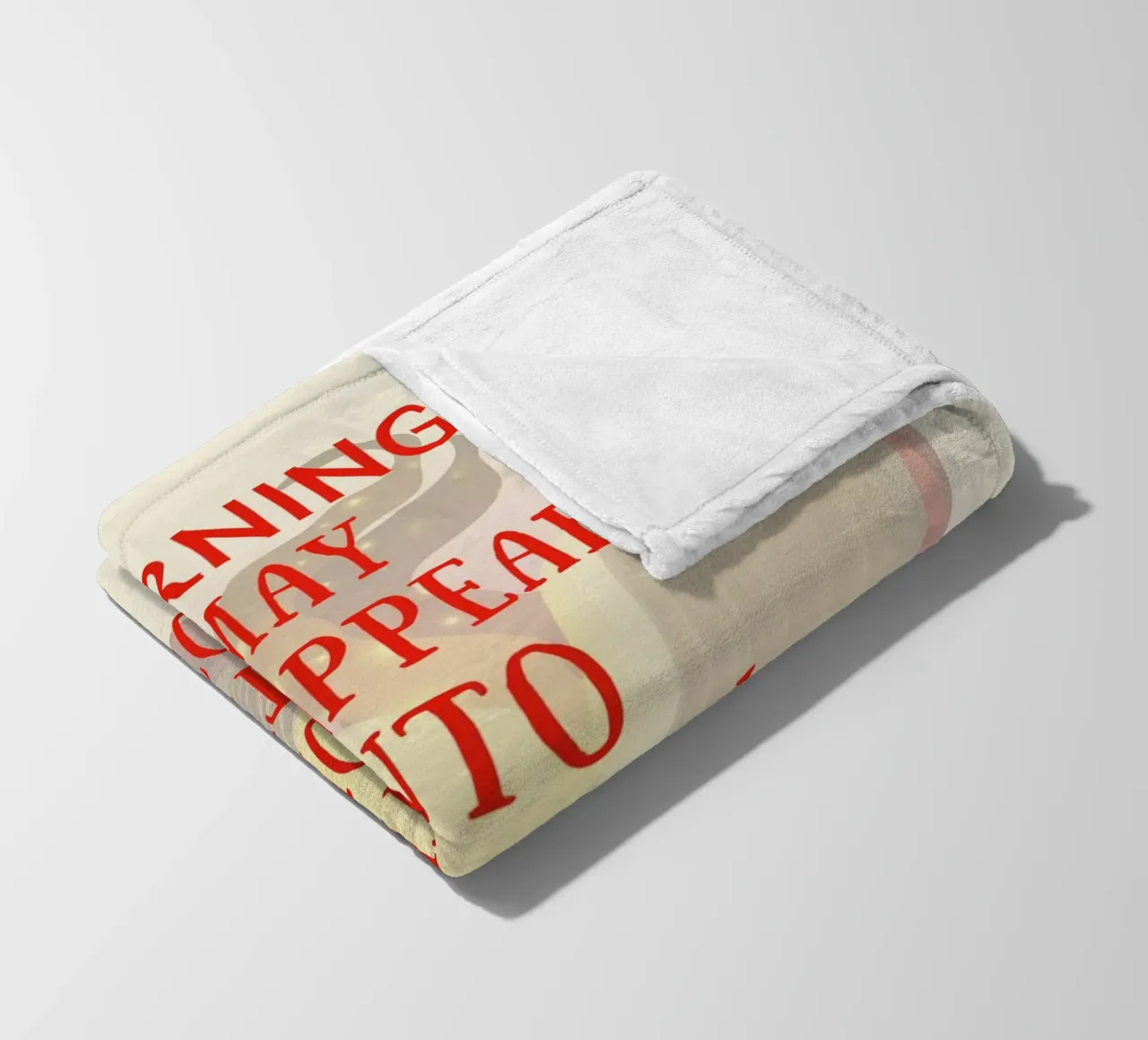 WARNING: MAY DISAPPEAR INTO FICTIONAL WORLDS WITHOUT NOTICE coperta in pile da FABOArt