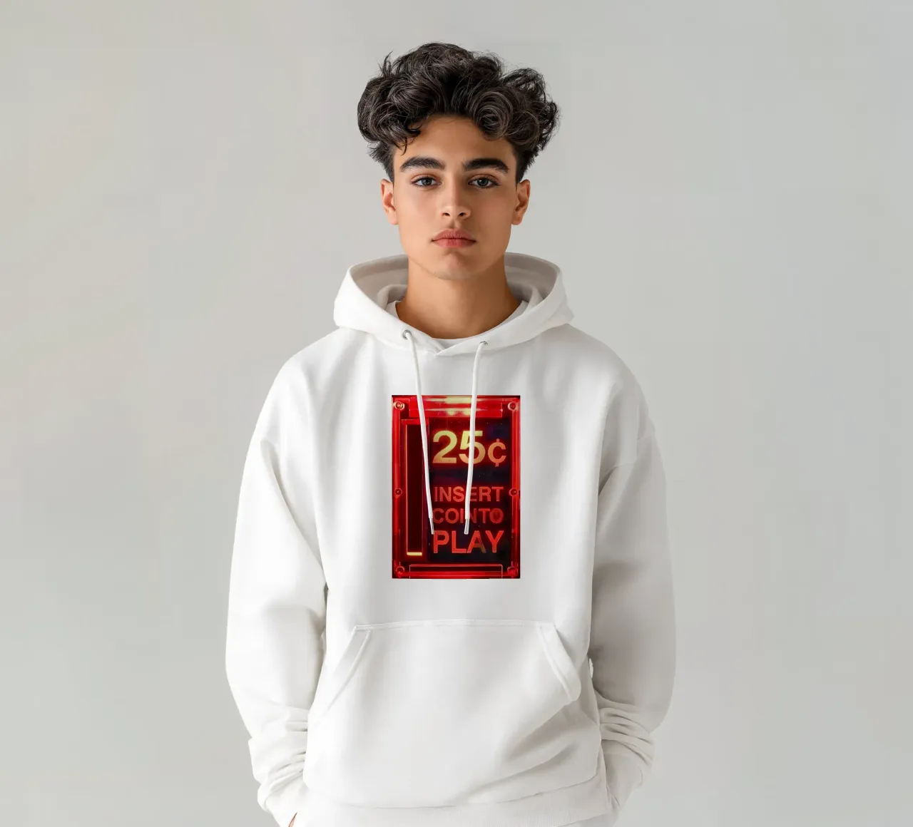 Retro Arcade Vibes felpa con cappuccio da CNTRL