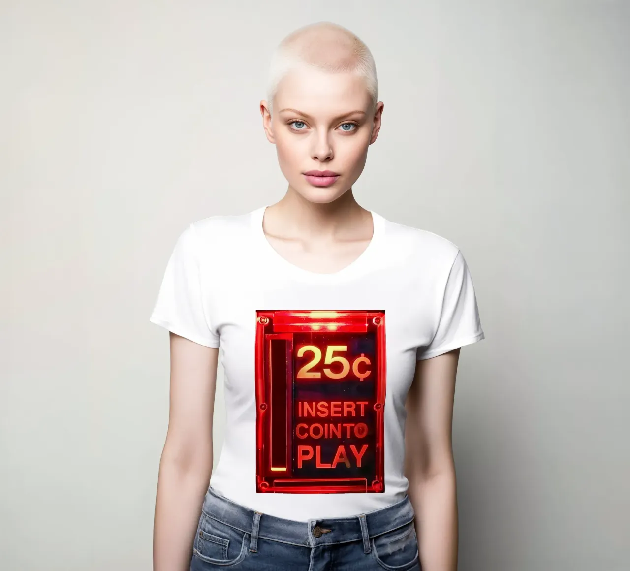 Retro Arcade Vibes t-shirt da donna da CNTRL