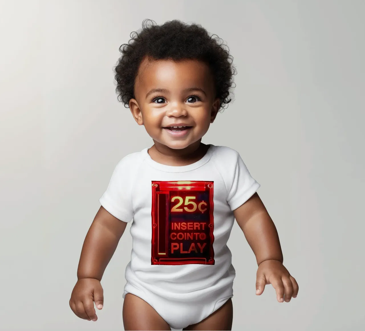 Retro Arcade Vibes body neonato maniche corte da CNTRL