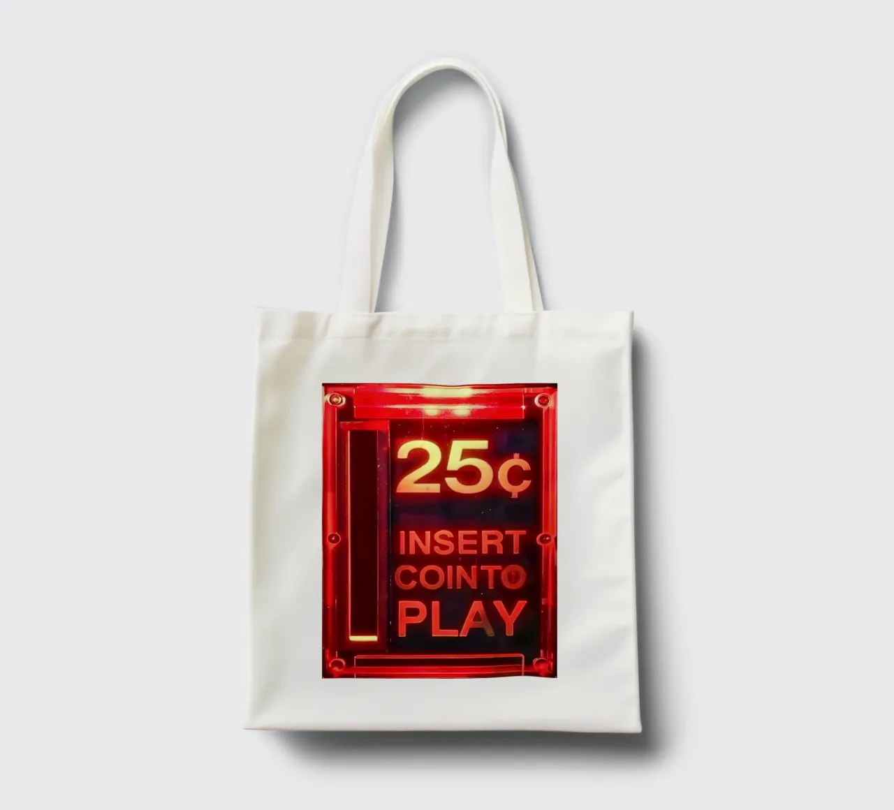 Retro Arcade Vibes borsa in juta da CNTRL