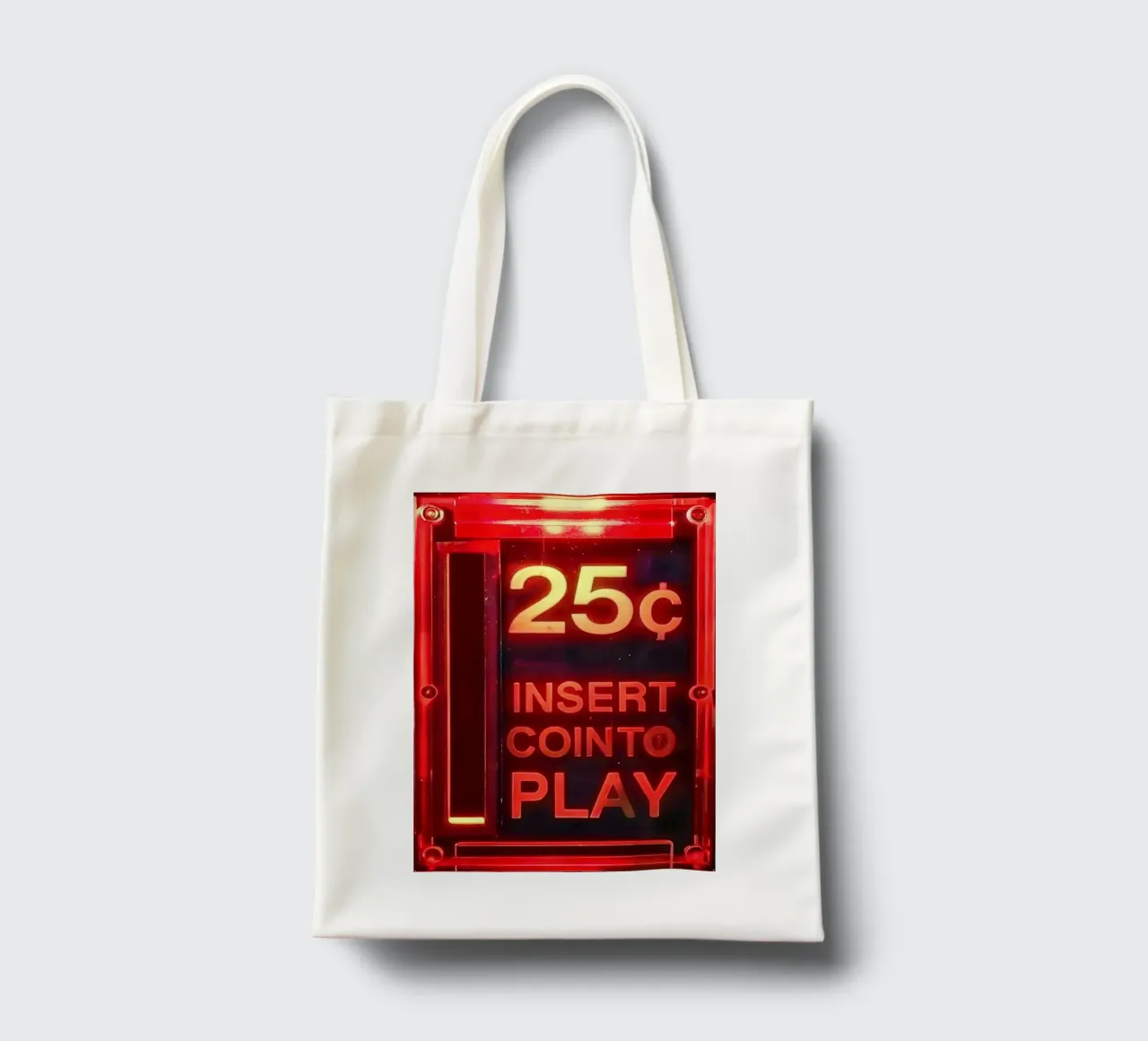 Retro Arcade Vibes borsa in juta da CNTRL