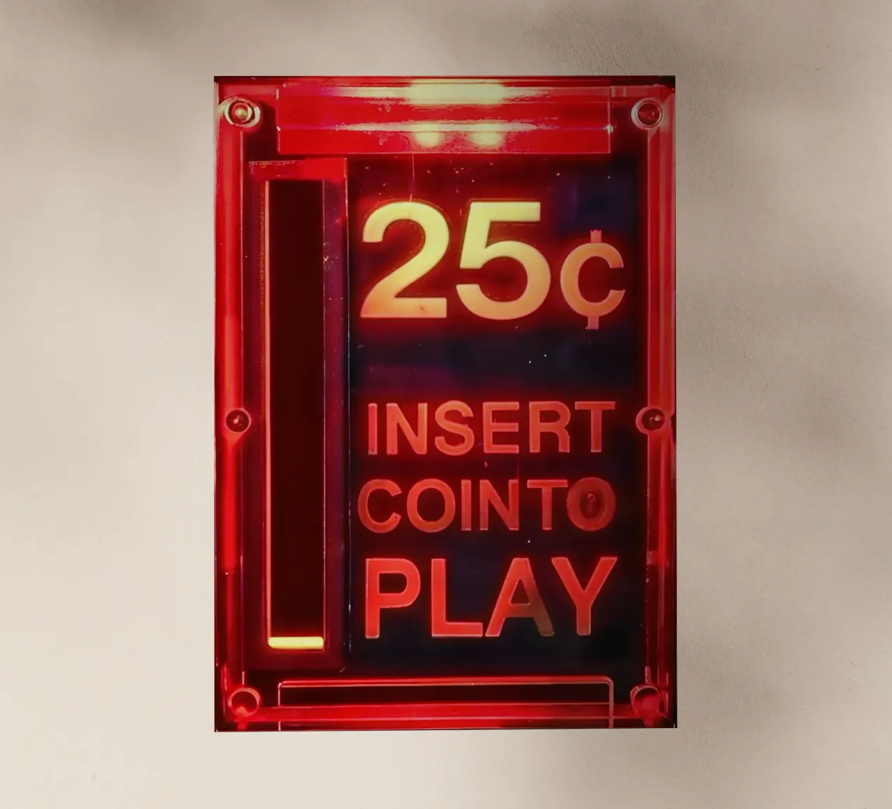 Retro Arcade Vibes lámina retroiluminada de CNTRL