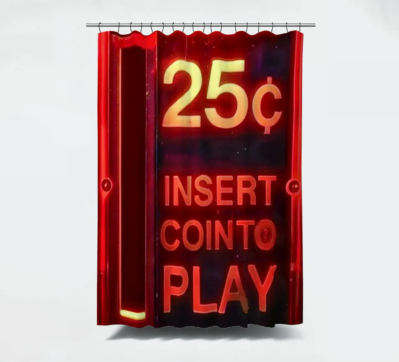 Retro Arcade Vibes shower curtain by CNTRL