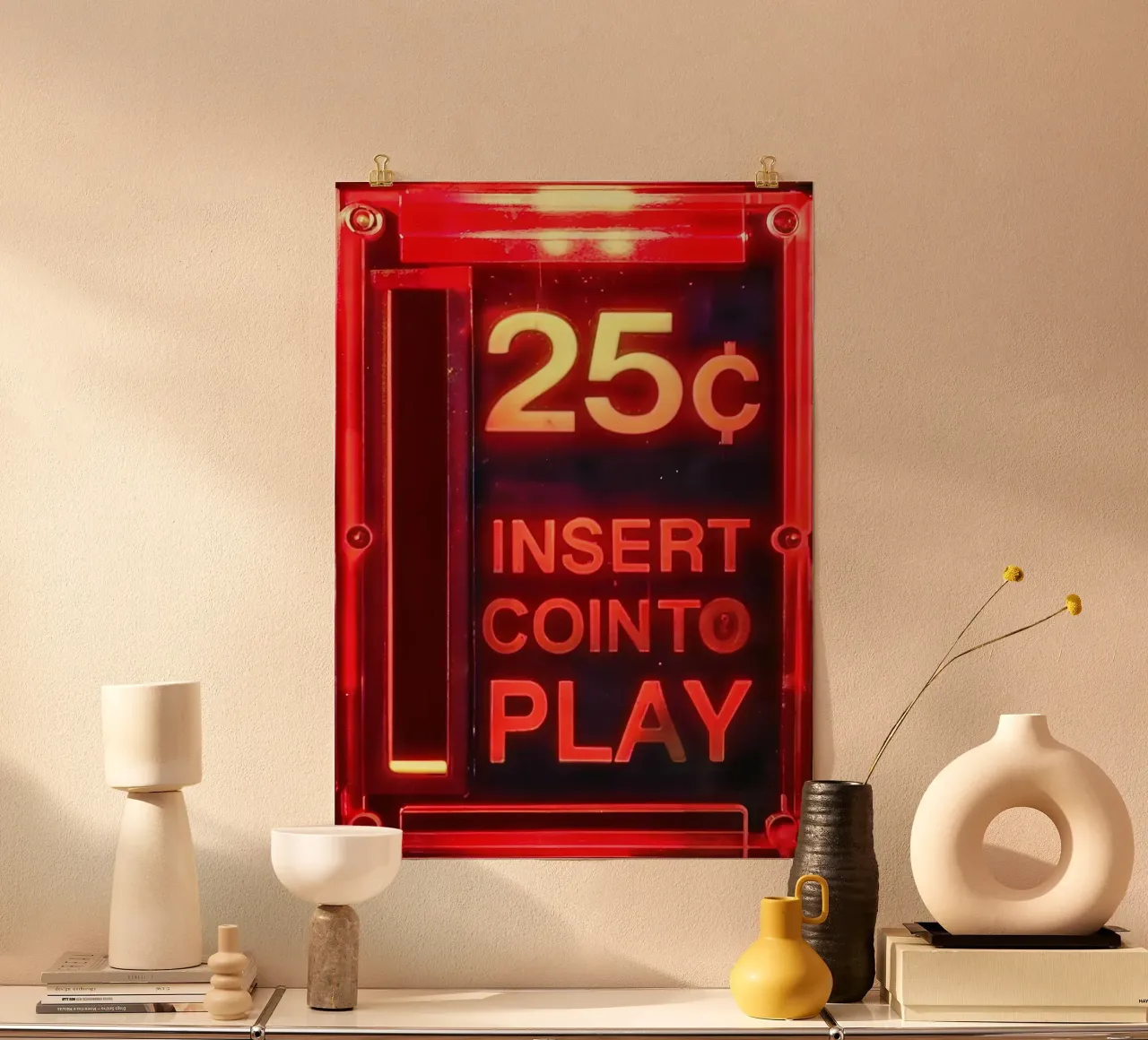 Retro Arcade Vibes Hahnemühle von CNTRL