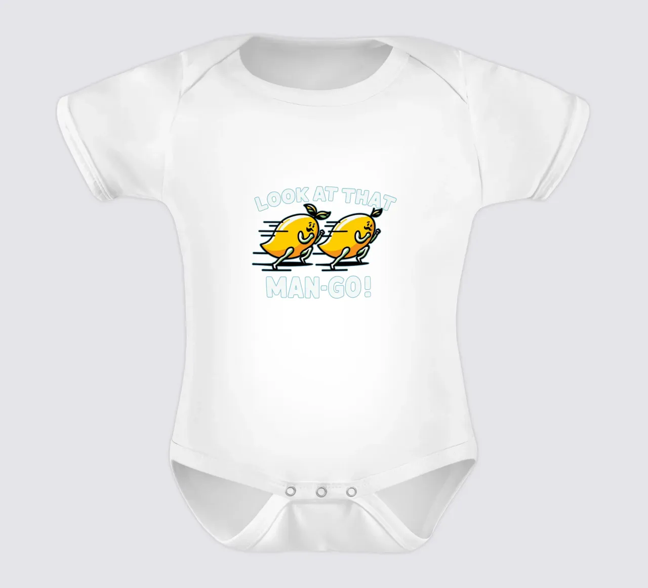 LOOK AT THAT MAN-GO! body neonato maniche corte da edsonramosart