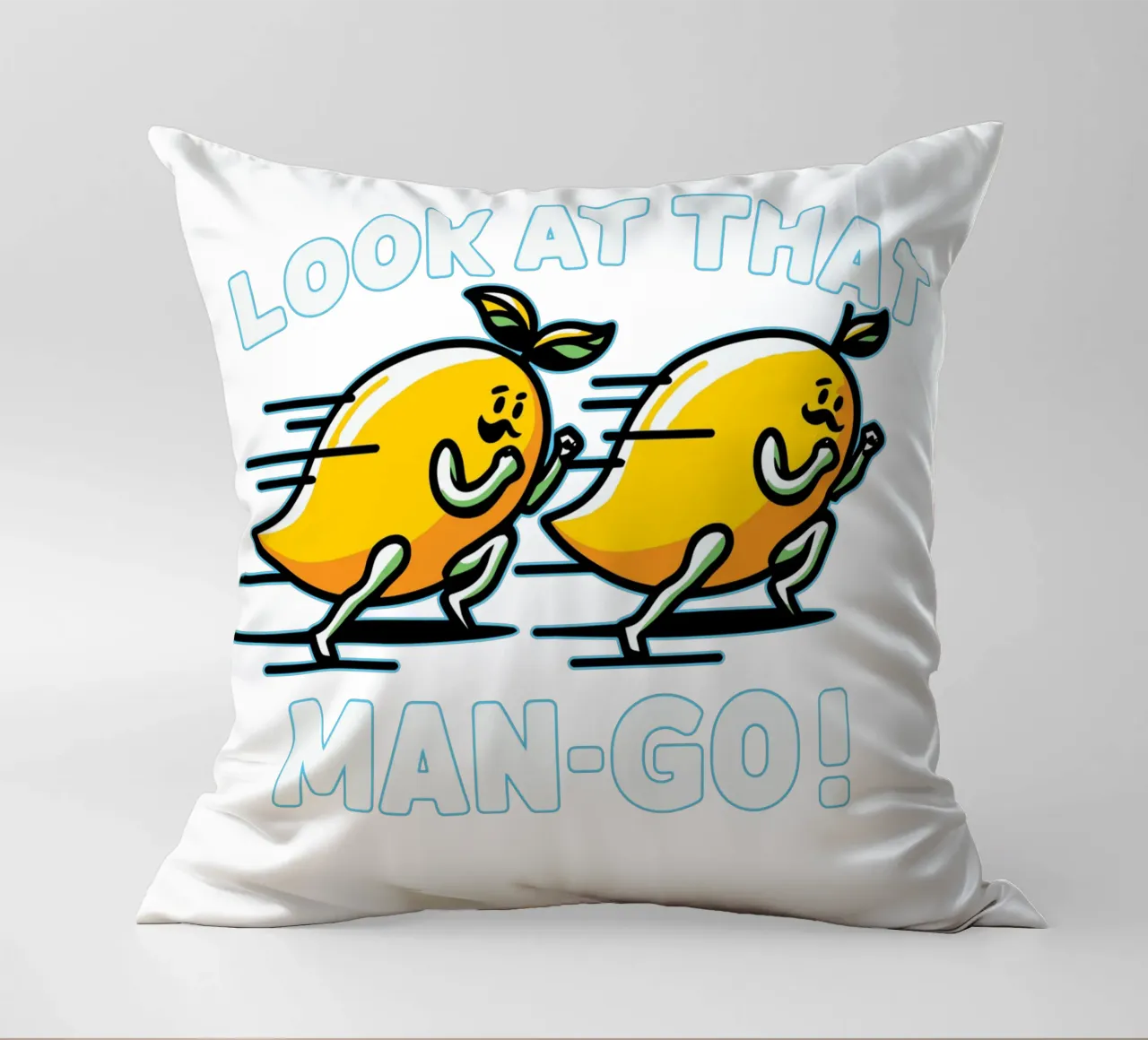 LOOK AT THAT MAN-GO! cuscino da edsonramosart
