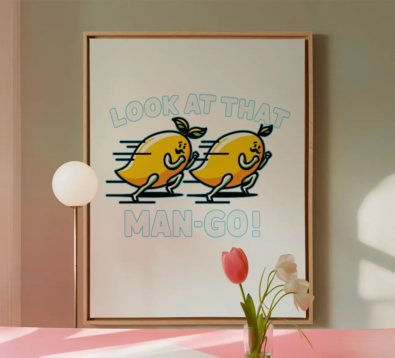 LOOK AT THAT MAN-GO! canvas by edsonramosart
