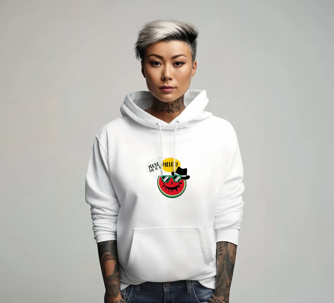 You're one in a melon! hoodie by edsonramosart