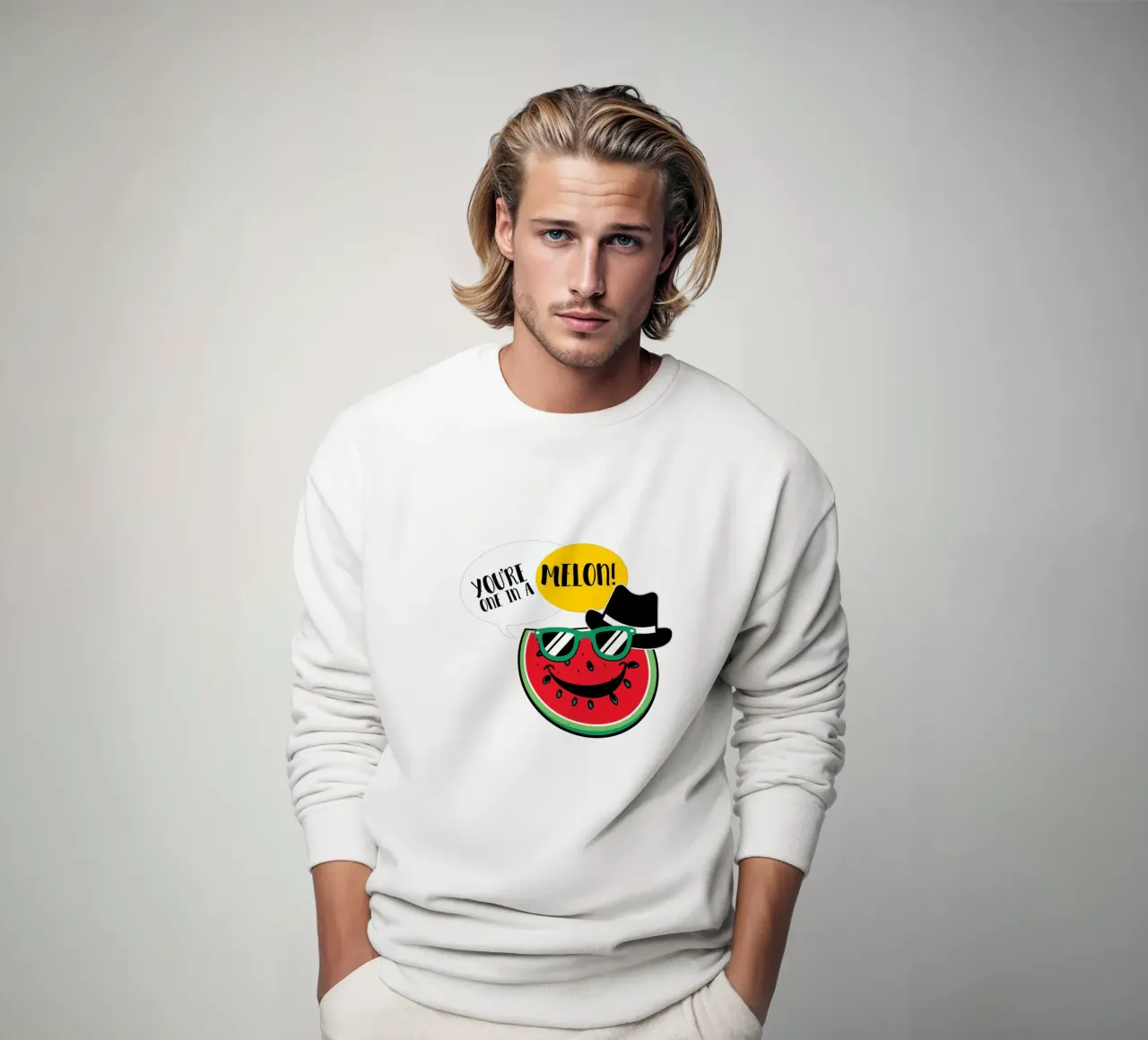 You're one in a melon! felpa da edsonramosart