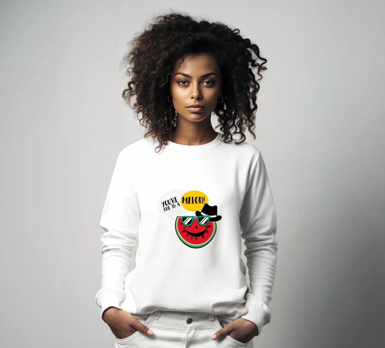 You're one in a melon! sudadera de edsonramosart