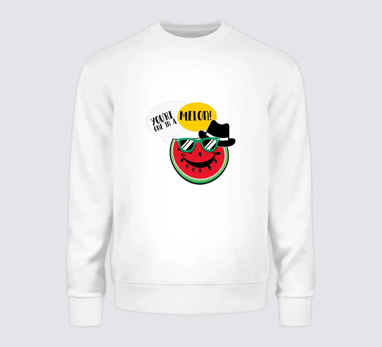You're one in a melon! Sweatshirt von edsonramosart