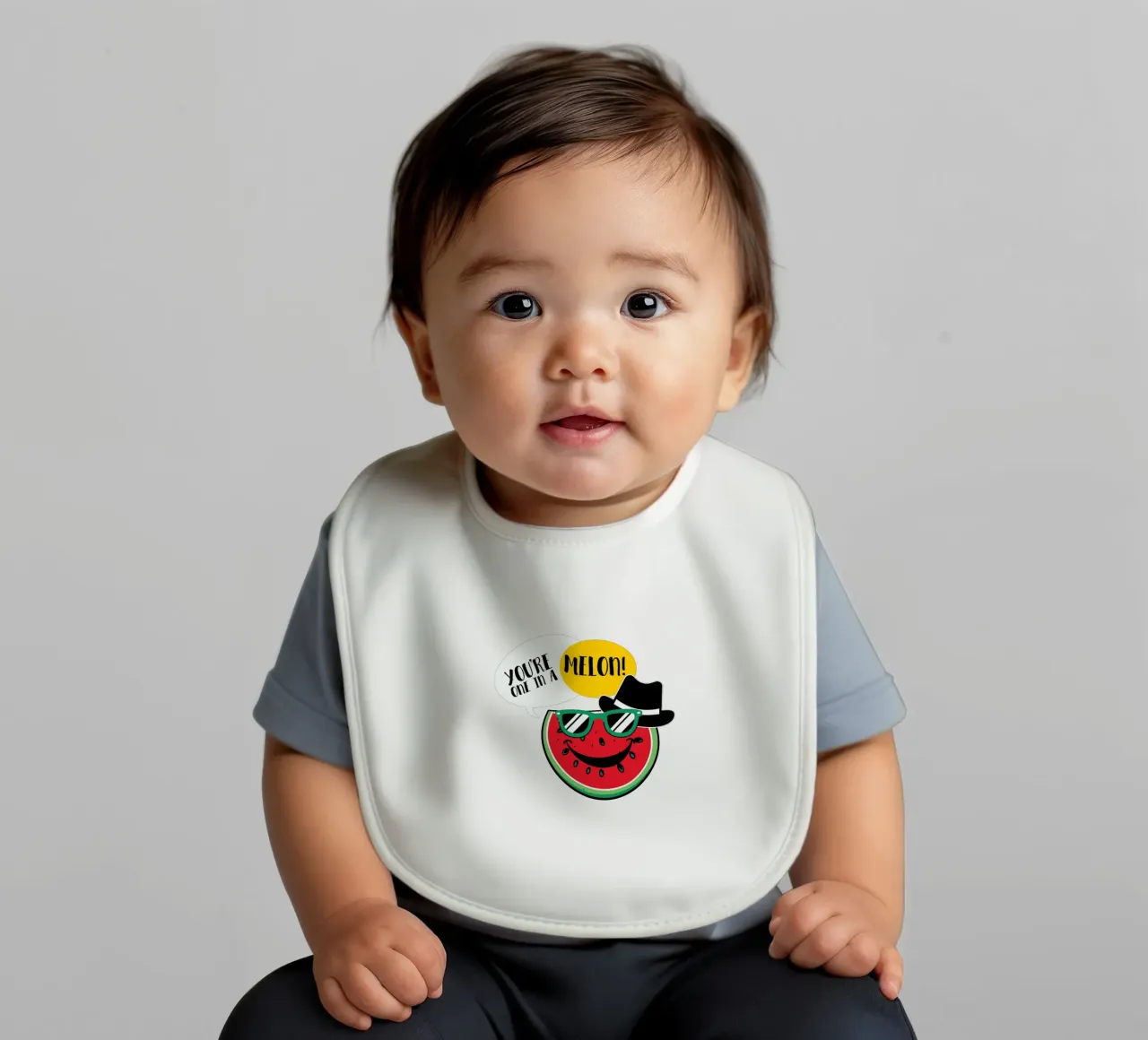 You're one in a melon! bavaglino da edsonramosart