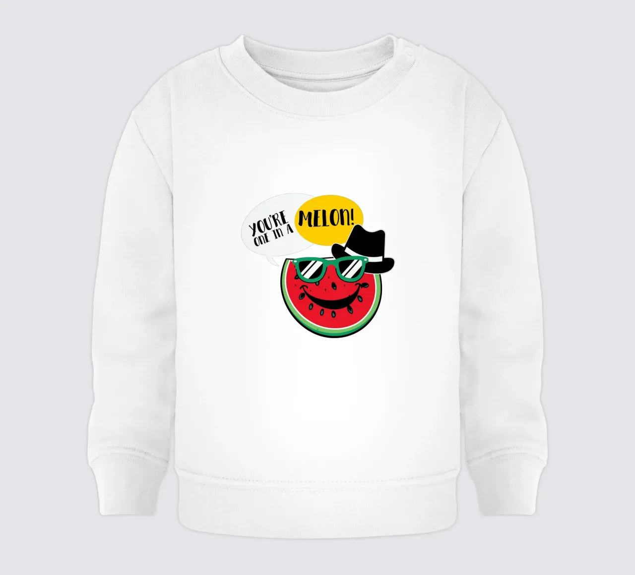 You're one in a melon! baby sweatshirt van edsonramosart
