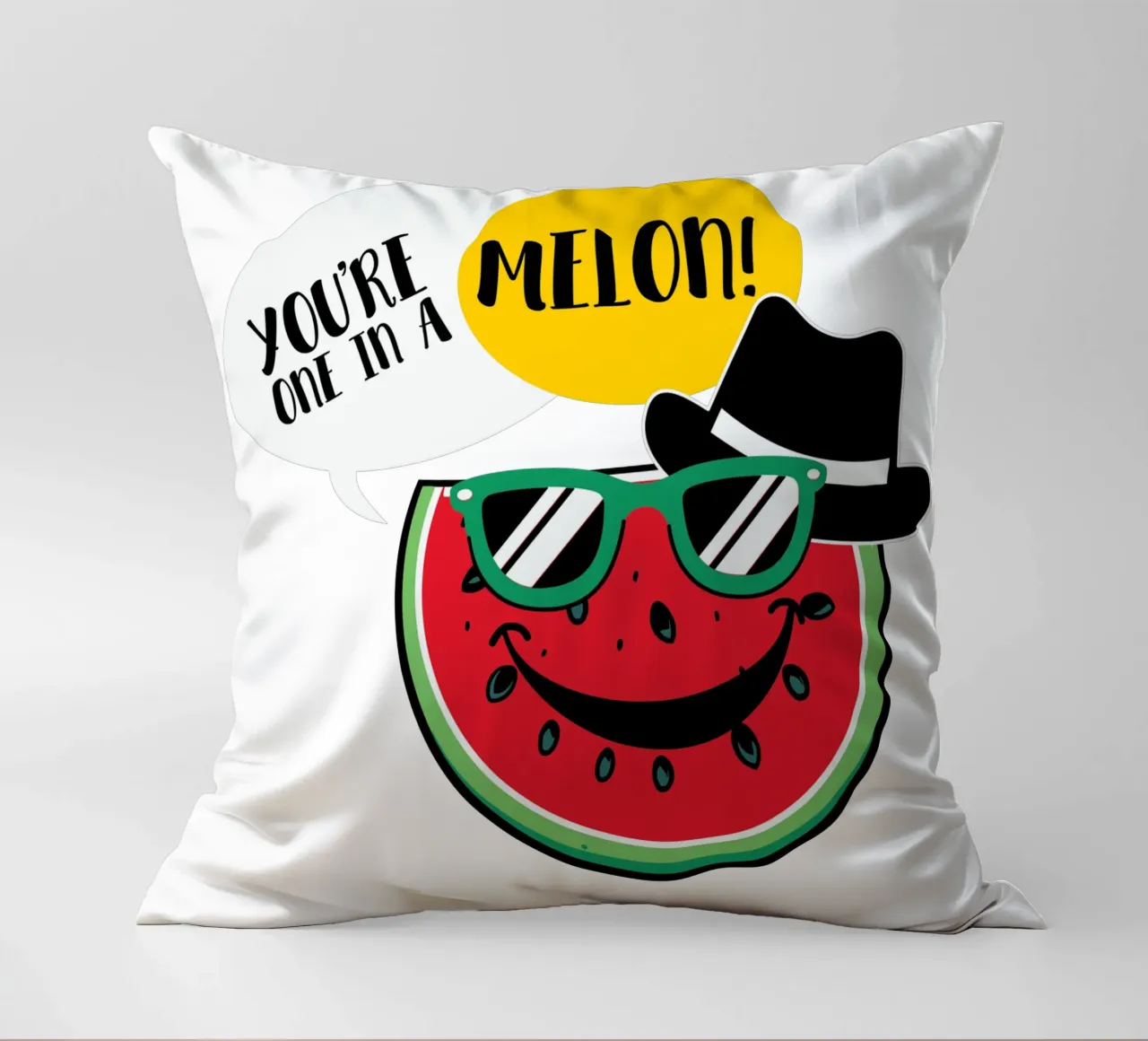 You're one in a melon! cuscino da edsonramosart