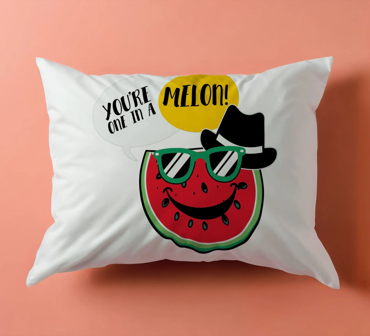 You're one in a melon! cuscino da edsonramosart