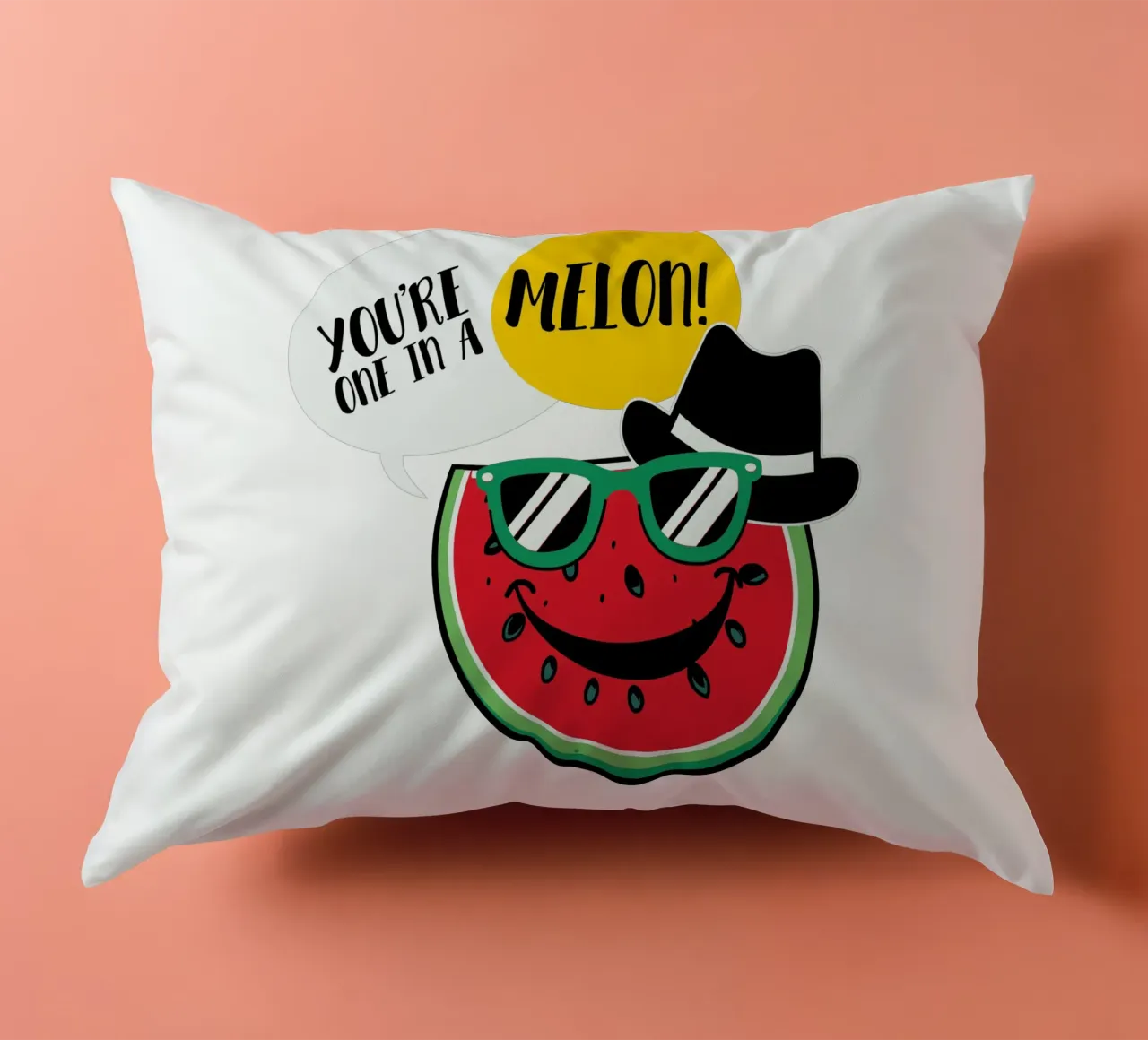 You're one in a melon! cuscino da edsonramosart