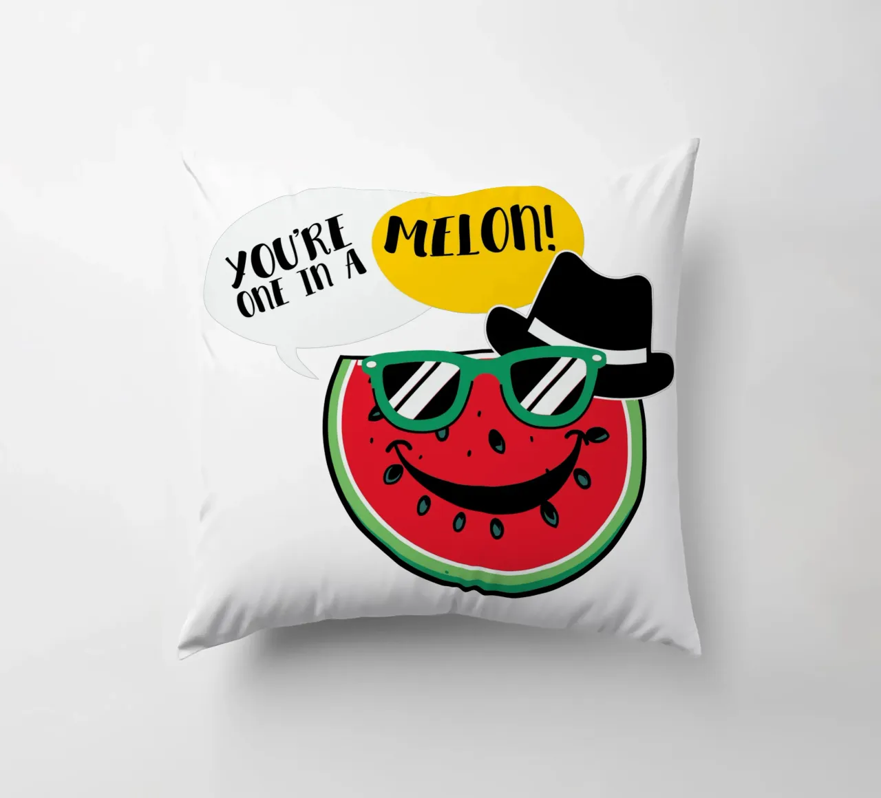 You're one in a melon! cuscino da edsonramosart