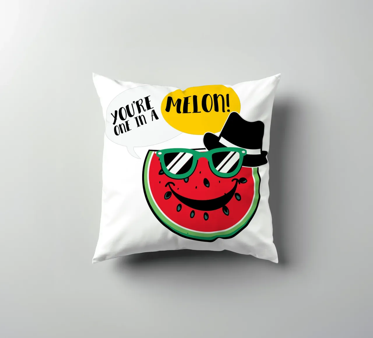 You're one in a melon! cuscino da edsonramosart