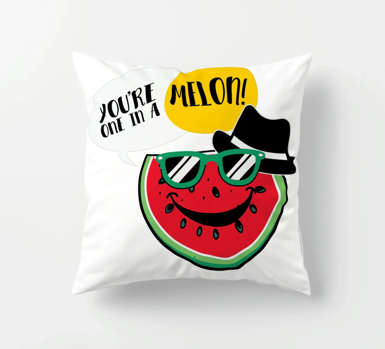 You're one in a melon! cuscino da edsonramosart