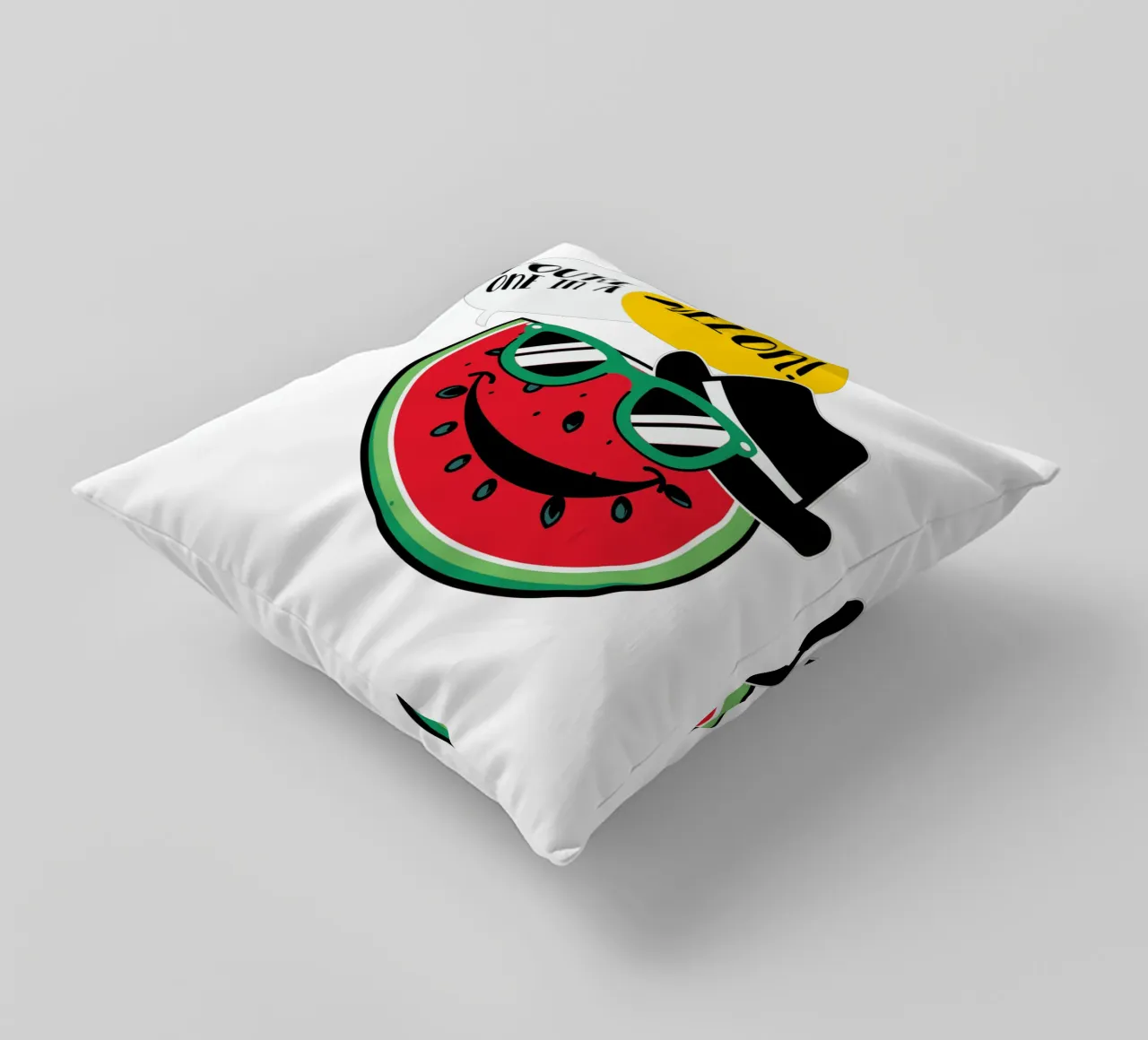 You're one in a melon! cuscino da edsonramosart