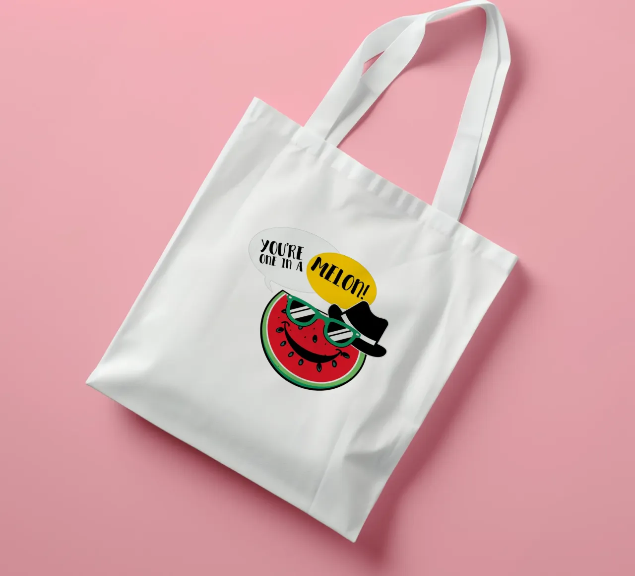 You're one in a melon! borsa in juta da edsonramosart