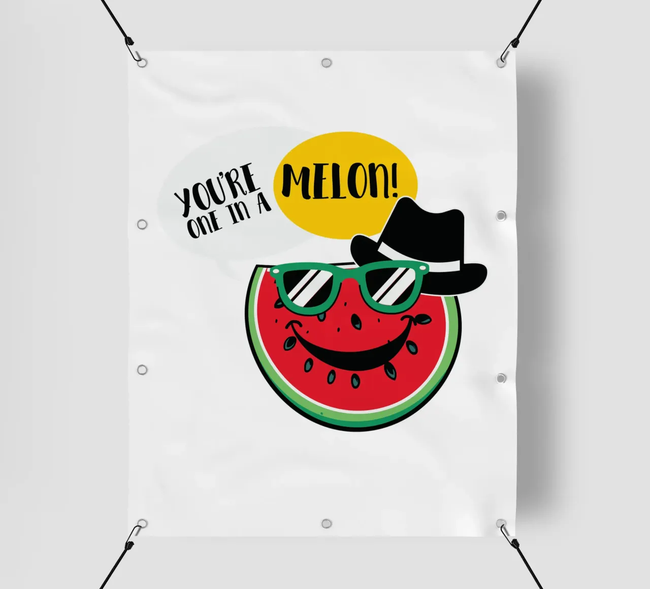 You're one in a melon! telo in pvc da edsonramosart