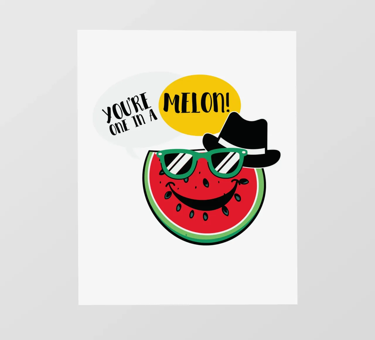 You're one in a melon! lonas publicitarias de edsonramosart