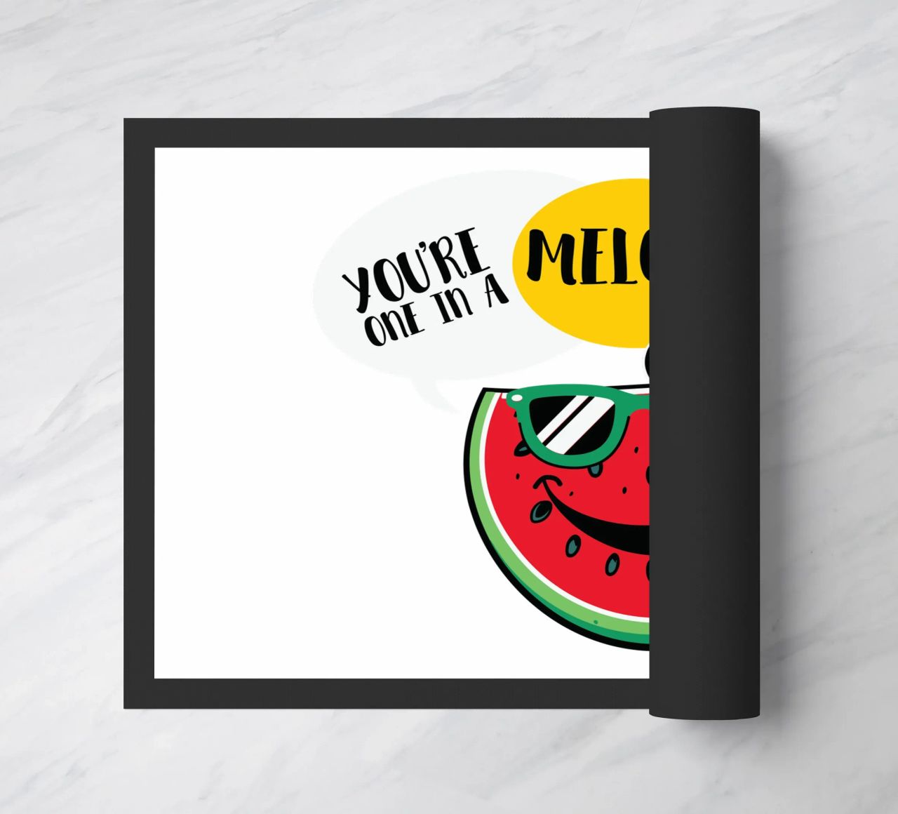 You're one in a melon! paillasson de edsonramosart
