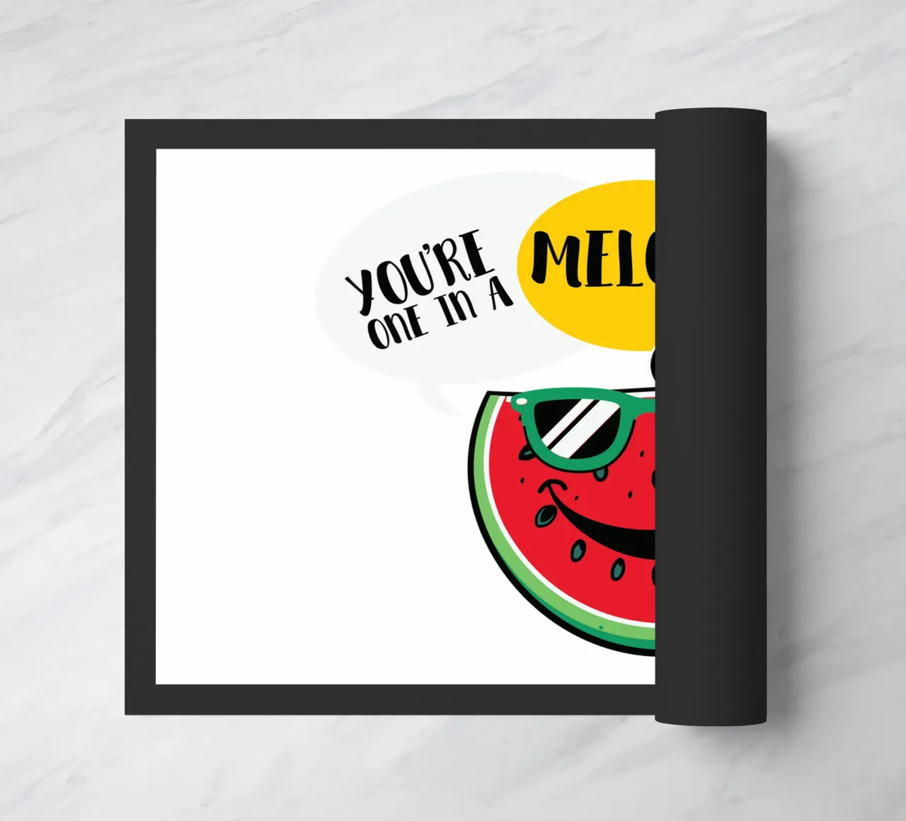 You're one in a melon! felpudo de edsonramosart