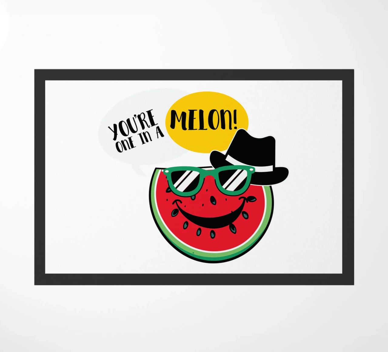 You're one in a melon! paillasson de edsonramosart