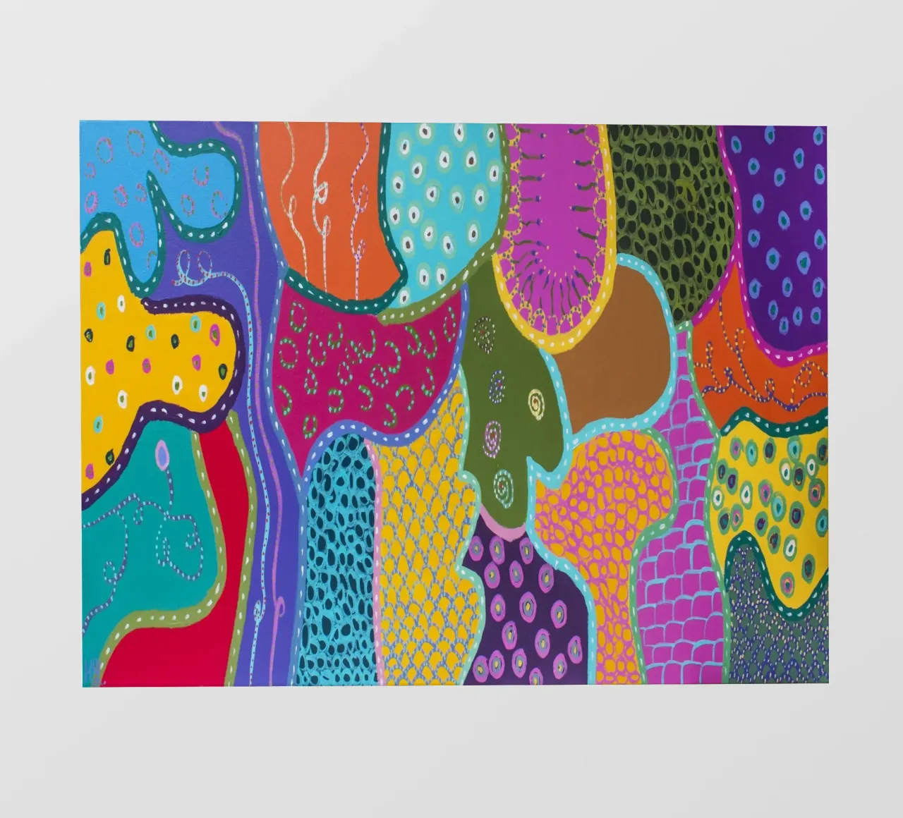 Il colore è divertente telo in pvc da Helen Joynson