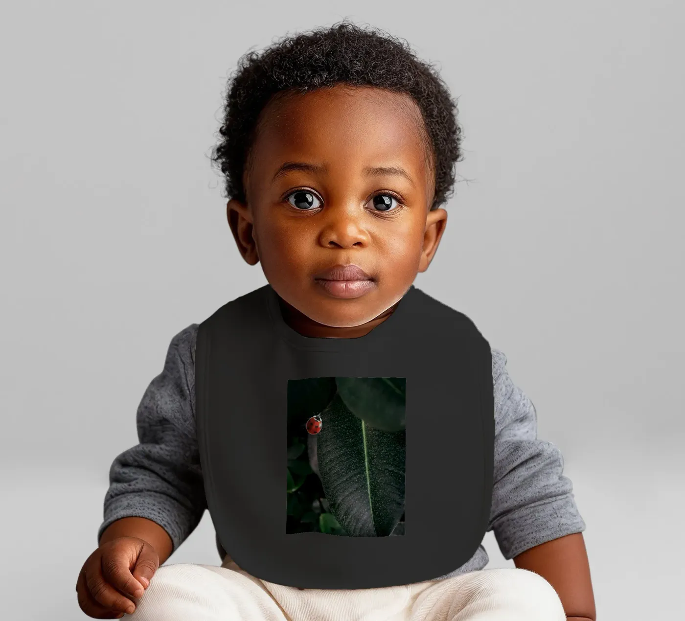 Red ladybug bavaglino da LisaArtes