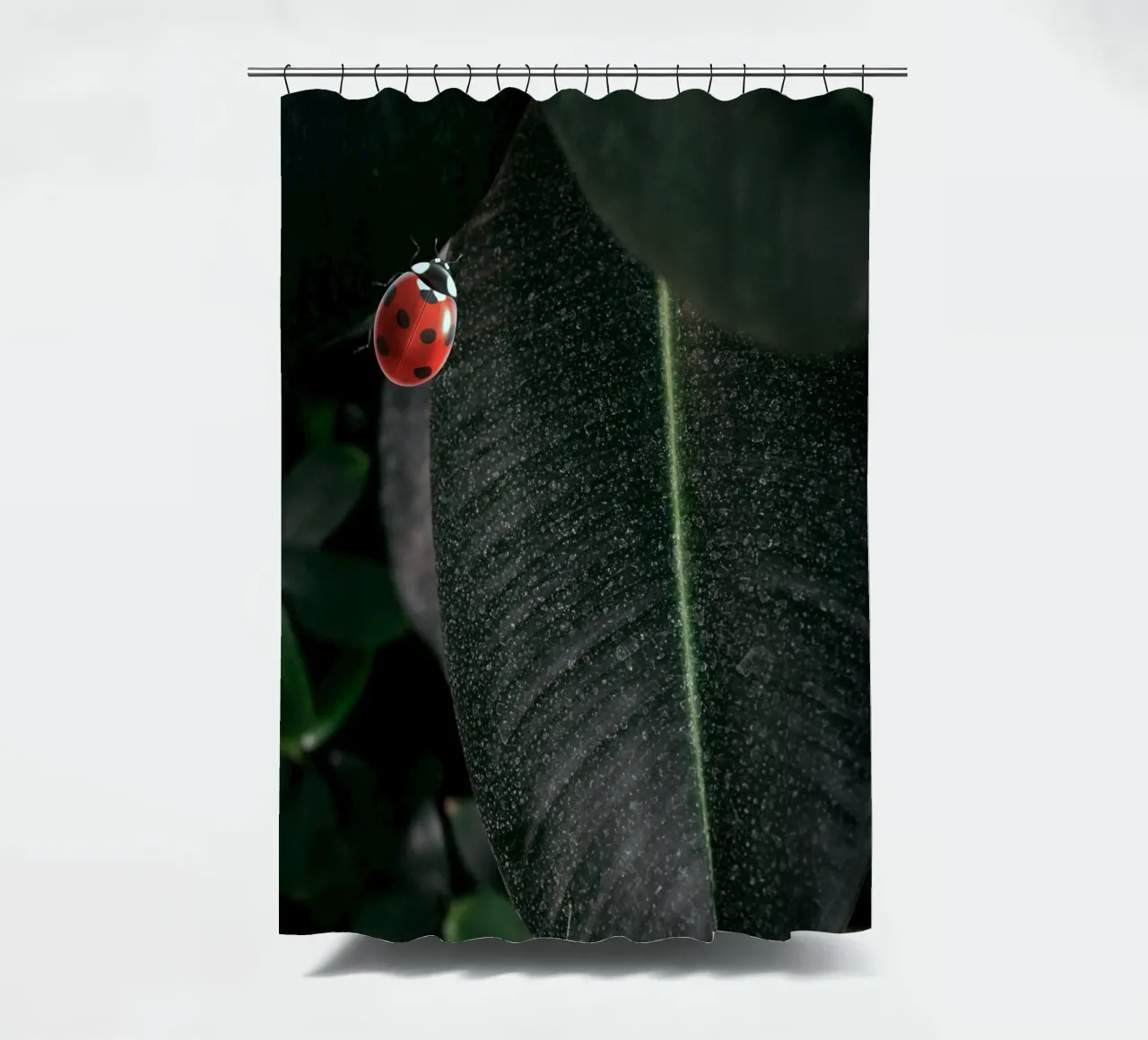 Red ladybug tenda da doccia da LisaArtes