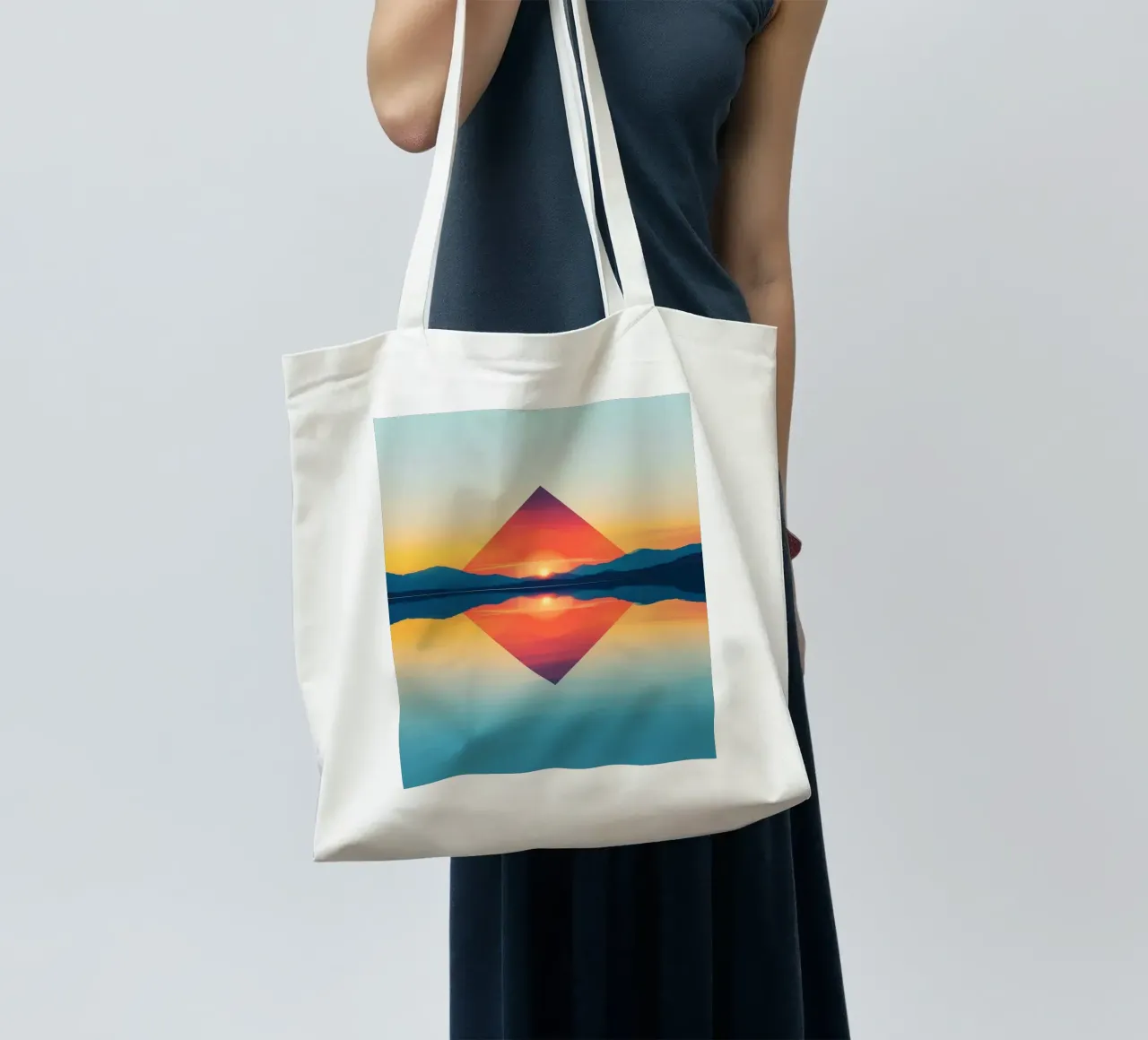 LandShapes borsa in juta da The Quiet Senju