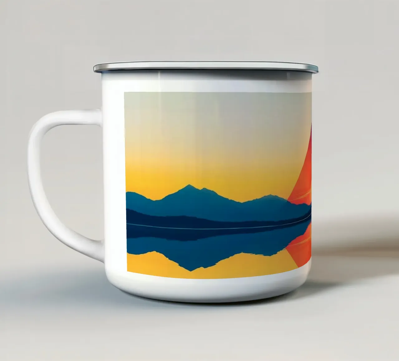 LandShapes tazza in smalto da The Quiet Senju