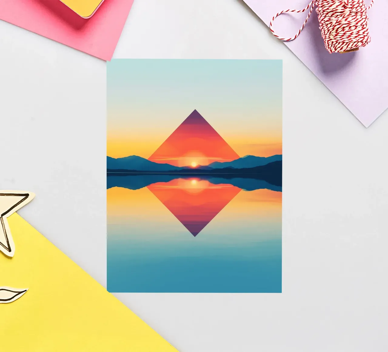 LandShapes sticker by The Quiet Senju